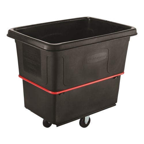 Rubbermaid 16 Cubic Foot Heavy Duty Utility Truck with 5 inch Casters, Black